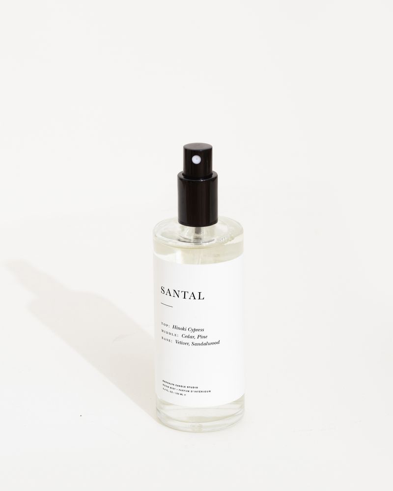 Home fragrances - Santal Room Mist - BROOKLYN CANDLE STUDIO
