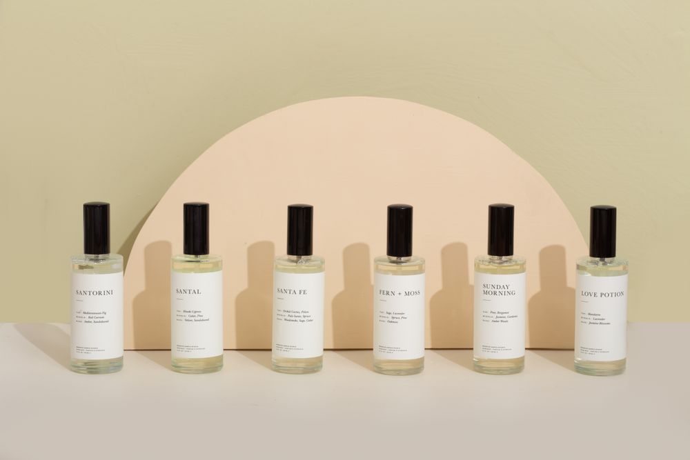Home fragrances - Santal Room Mist - BROOKLYN CANDLE STUDIO