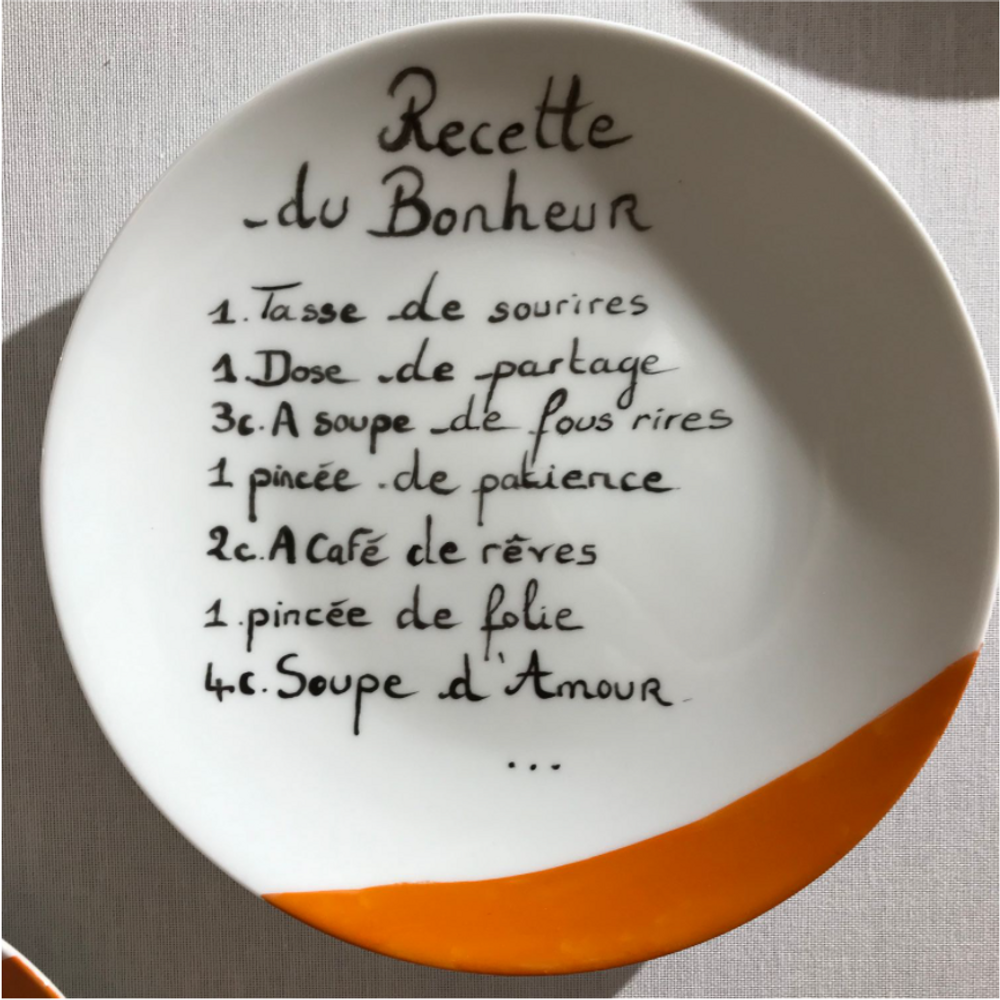 Other wall decoration - Wall installation of illustrated plates TABLE - VERONIQUE JOLY-CORBIN