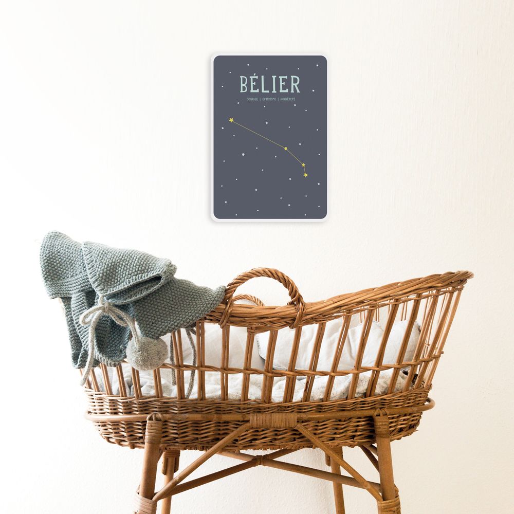 Objets déco enfant - Cartes signes du zodiaque. - MILESTONE TM