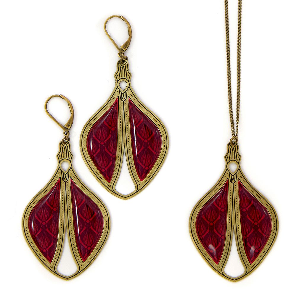 Jewelry - "L'Envolée": earrings, bracelets, necklaces, ring and brooch - AMELIE BLAISE
