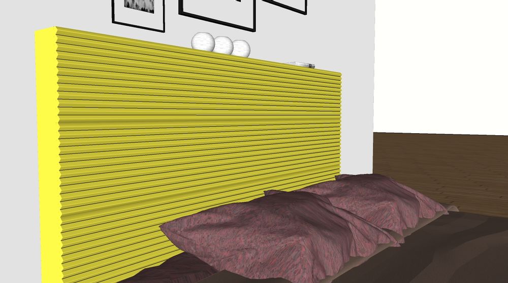 Beds - RIPPLE Headboard - SESAME OUVRE-TOI