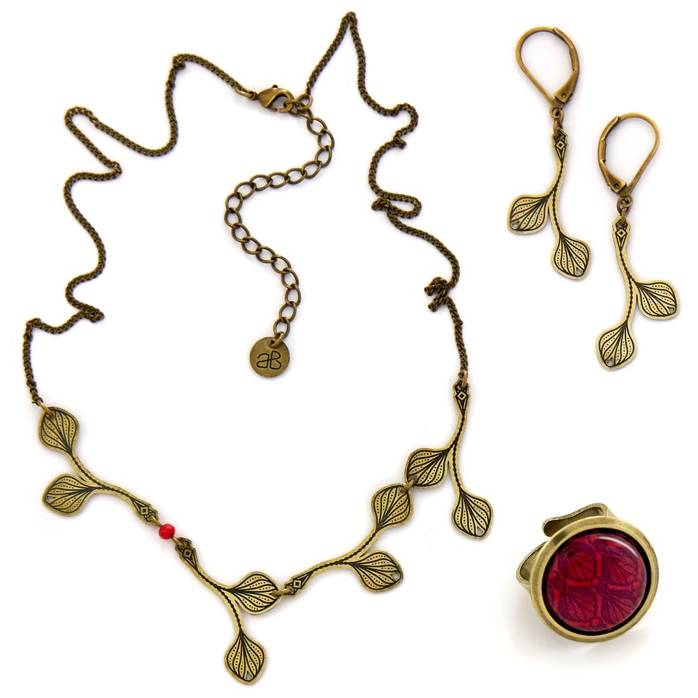 Jewelry - "L'Envolée": earrings, bracelets, necklaces, ring and brooch - AMELIE BLAISE