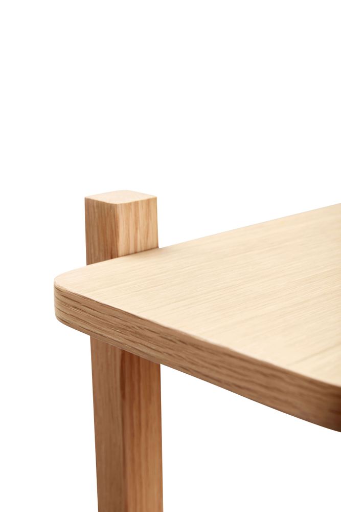 Shelves - Shelf w/5 shelves, oak, FSC - HÜBSCH
