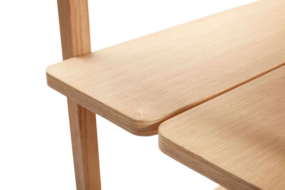 Shelves - Shelf w/5 shelves, oak, FSC - HÜBSCH