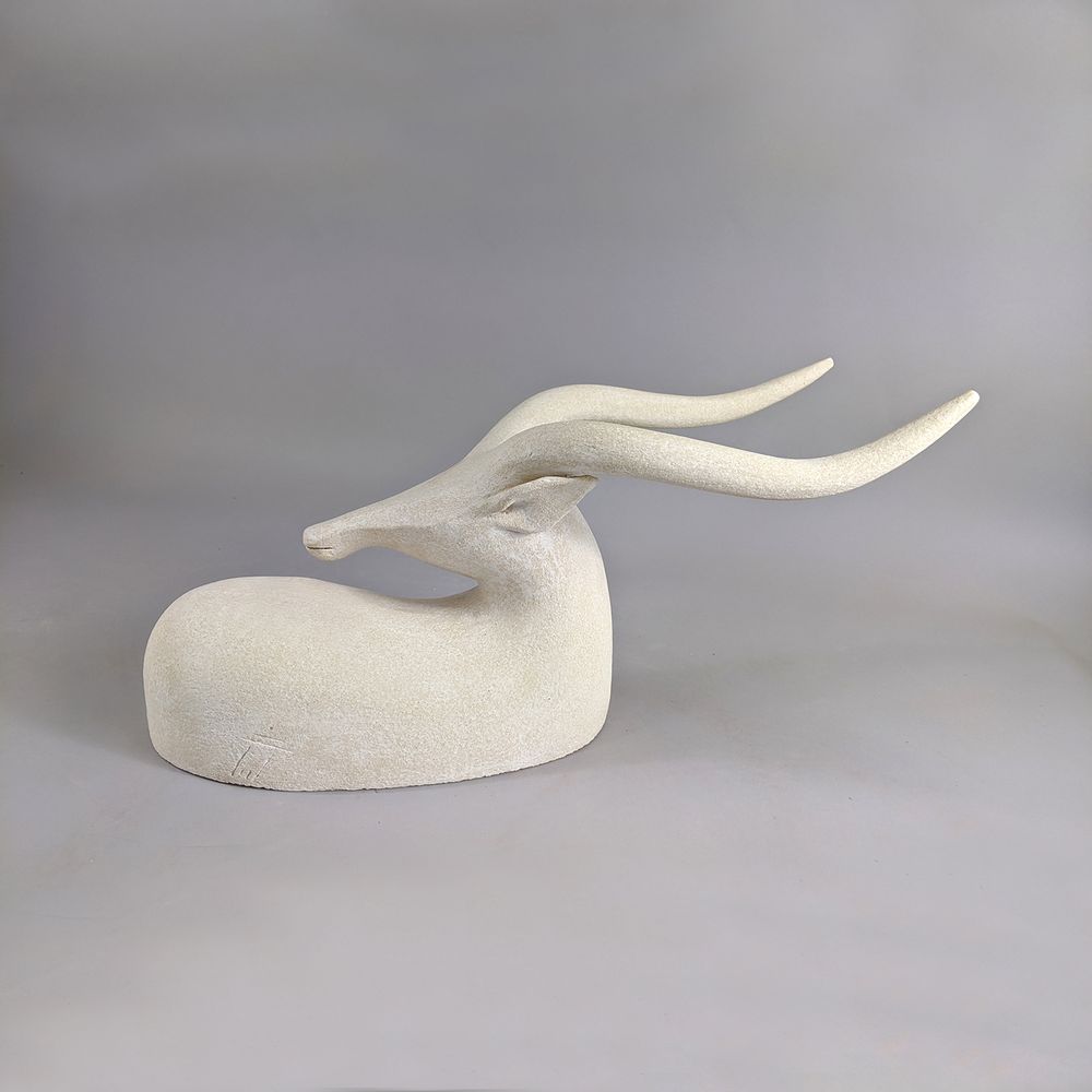 Sculptures, statuettes and miniatures - Wall Gazelle Sculpture - Head - ATHENA JAHANTIGH