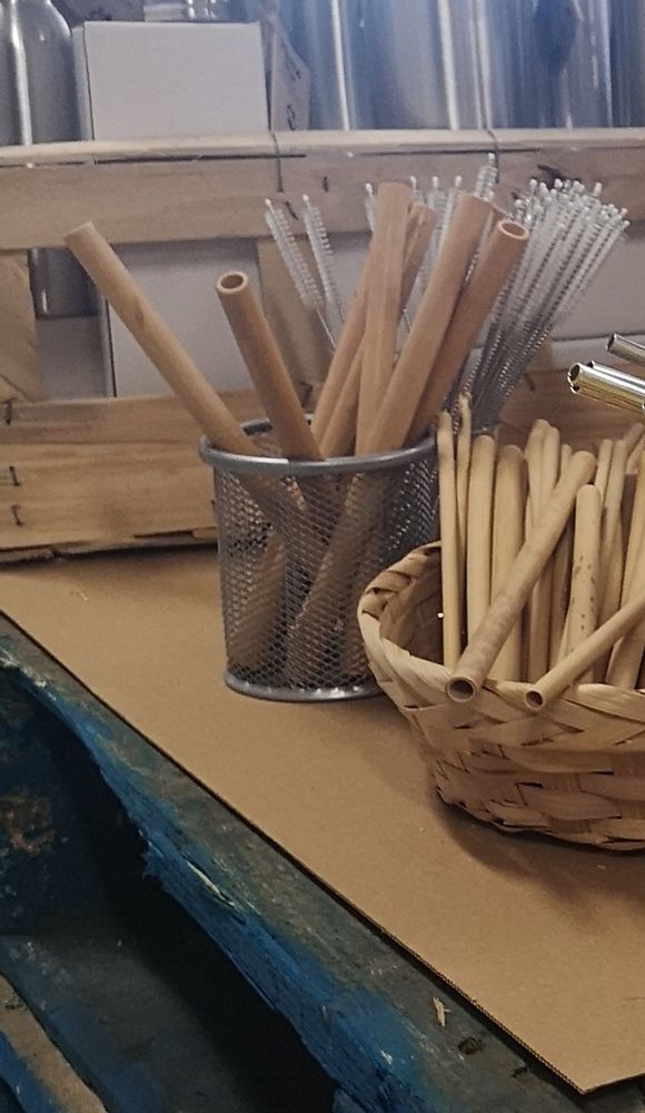 Couverts & ustensiles de cuisine - Pailles en bambou éco-friendly. - APERO CONCEPT