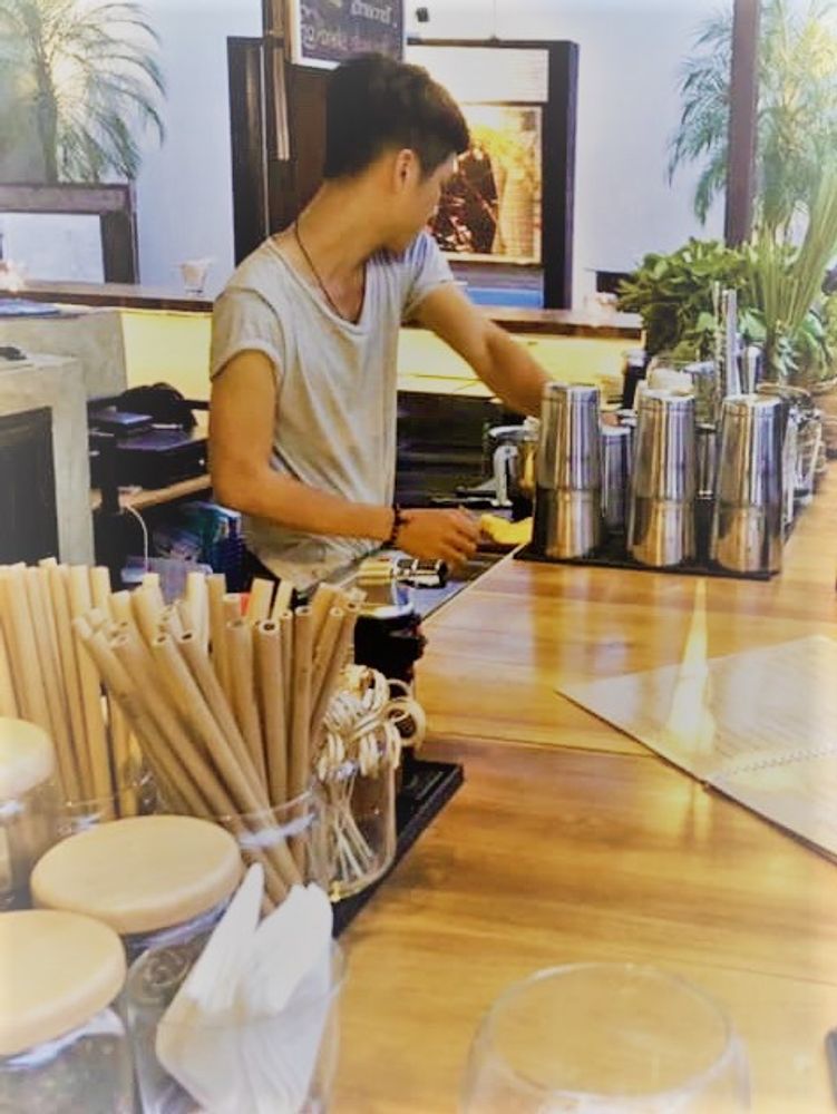 Couverts & ustensiles de cuisine - Pailles en bambou éco-friendly. - APERO CONCEPT