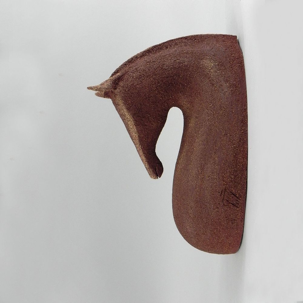 Sculptures, statuettes and miniatures - Horse Wall Sculpture - Head - ATHENA JAHANTIGH