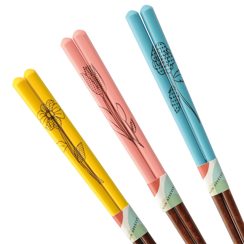 Gifts - Mellow flowers -modern design chopsticks- - HASHIFUKU