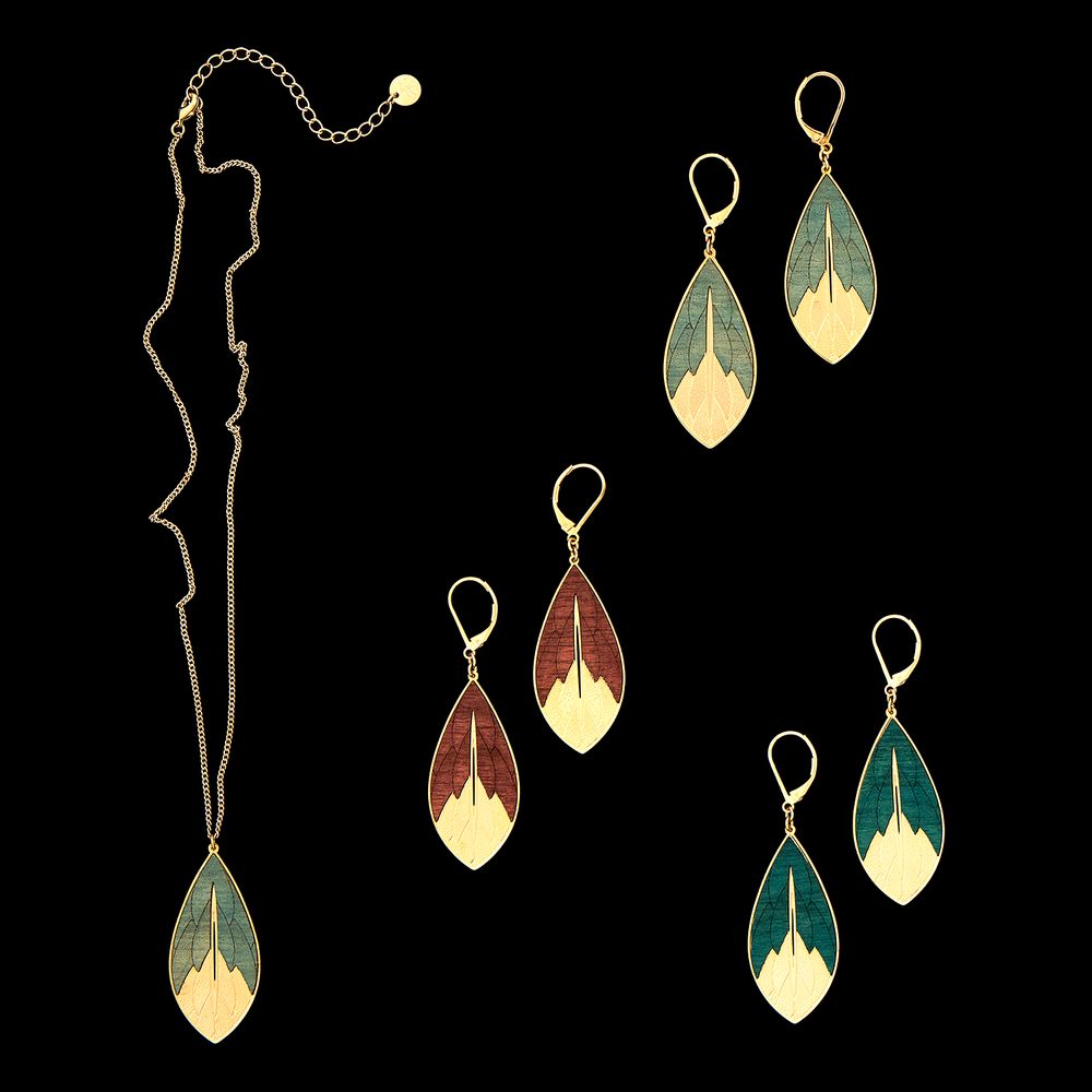 Jewelry - "Physalis" : necklaces and earrings - AMELIE BLAISE