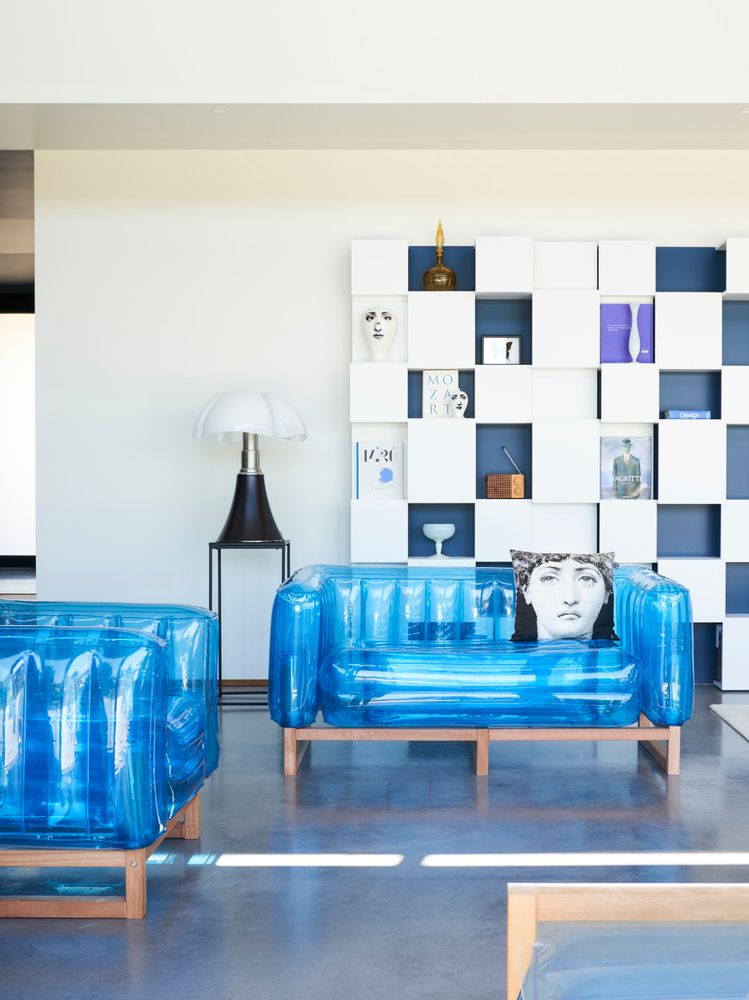 Sofas - YOMI| Blue sofa - Wood frame - MW DESIGNER FURNITURE