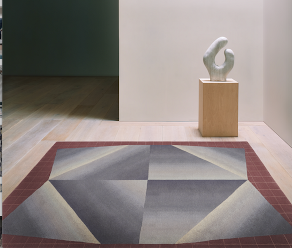 Rugs - UNFOLDED Hand knotted wool and silk rug - DEIRDRE DYSON
