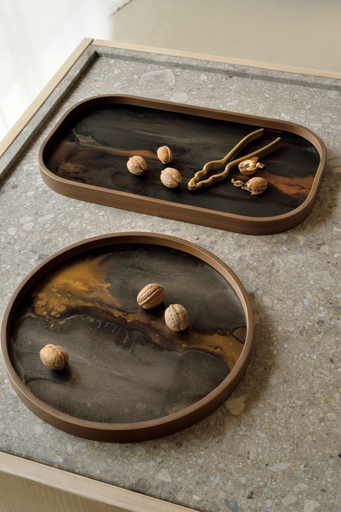 Plateaux - Collection plateaux Linear flow - ETHNICRAFT