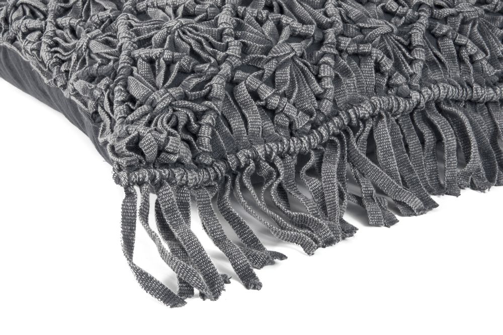 Fabric cushions - Fringe - Cushion cover with fringes - pillow case - MAGMA HEIMTEX