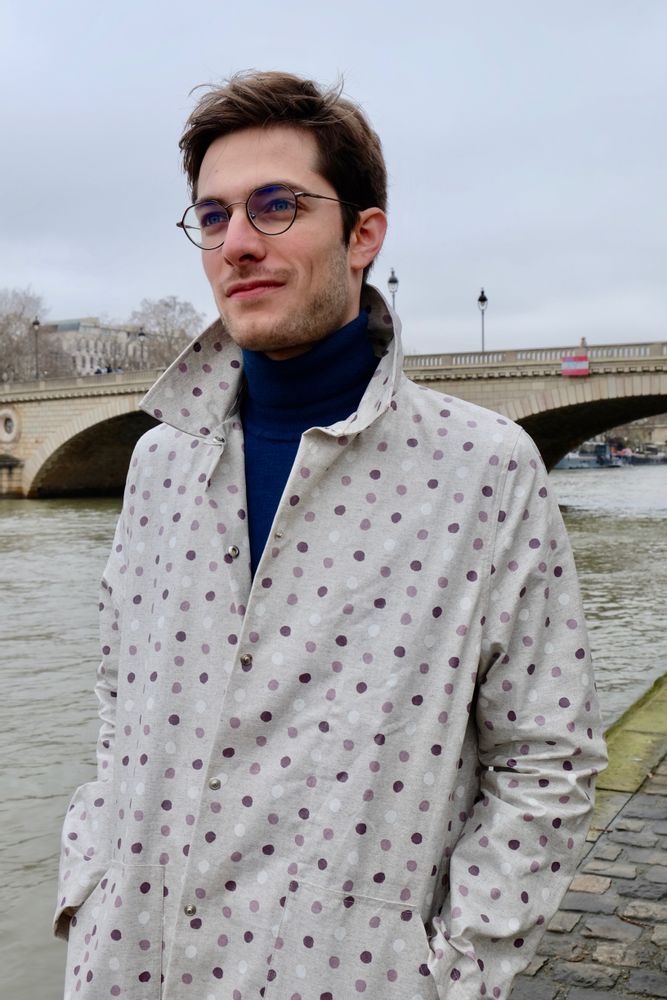 Apparel - Petalstream raincoat dot. - PETALSTREAM