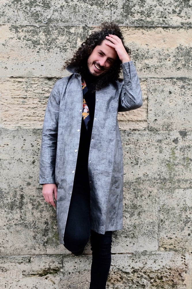 Apparel - Petalstream raincoat silver cloud - PETALSTREAM