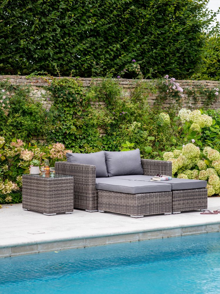Canapés de jardin - Selborne Ensemble de chaises longues double - GARDEN TRADING