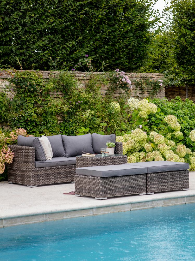 Canapés de jardin - Selborne Ensemble de chaises longues double - GARDEN TRADING