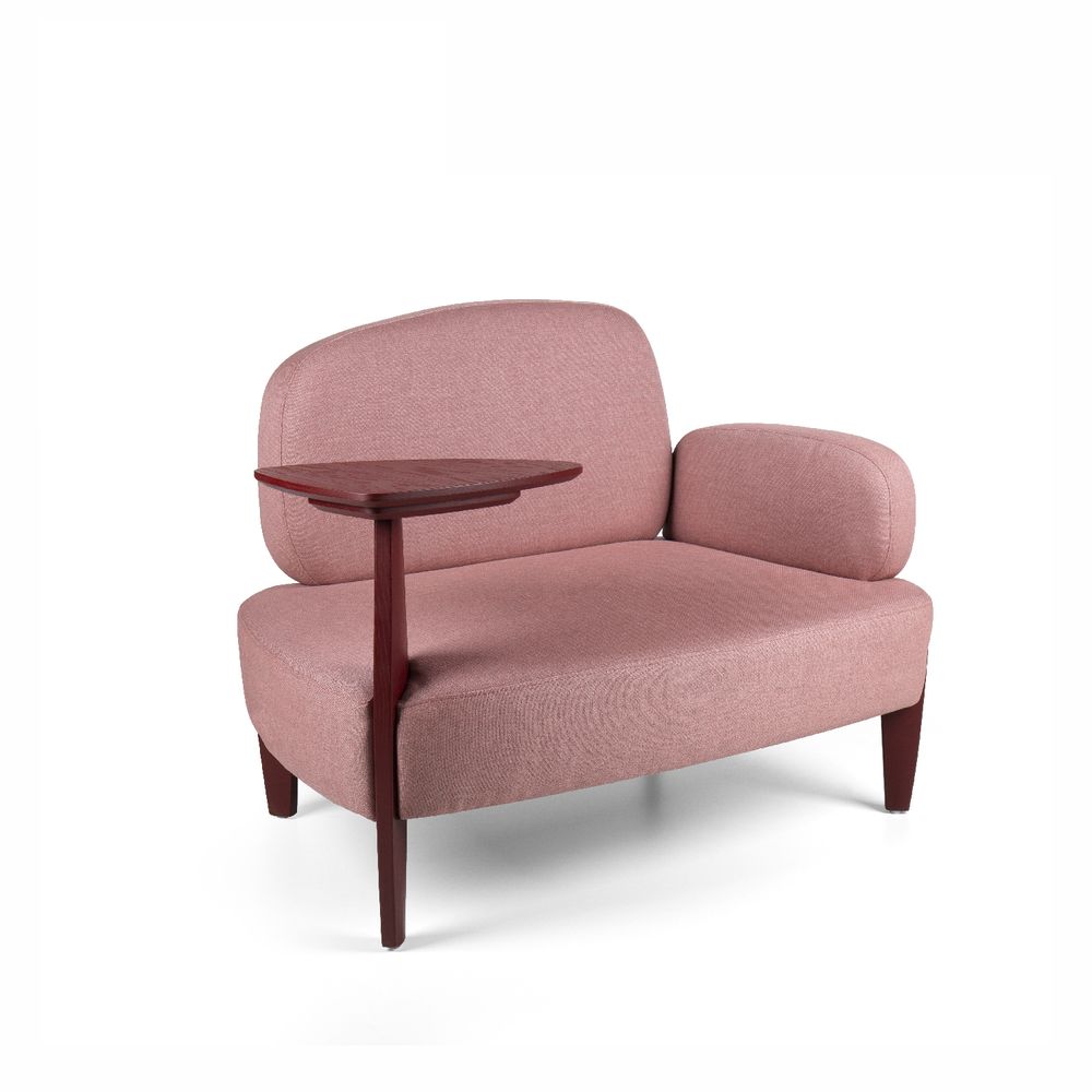 Office seating - STONE SINGLE LOUNGE WITH TABLE AND USB - FENABEL, S.A.