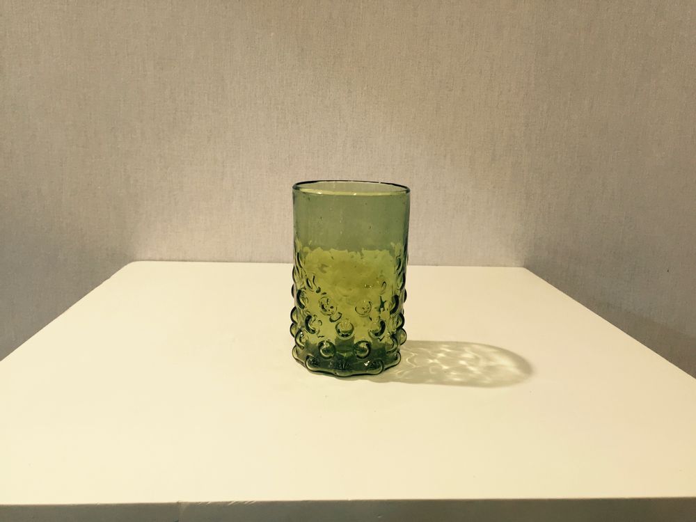 Glass - 1920s Glass - Bumpy Straight glass - SALAHEDDIN GLASSWARE