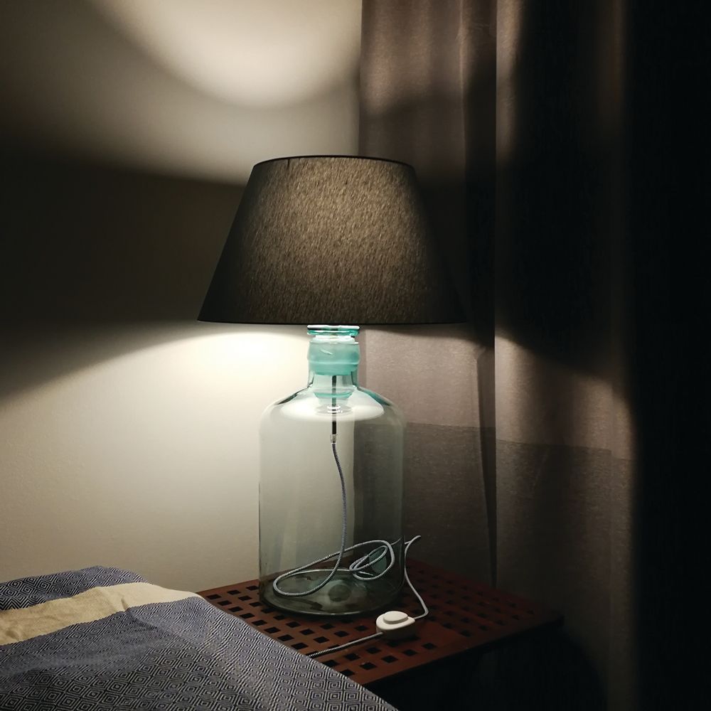 Objets de décoration - Upcycling Vintage Lampe à bouteille - OH INTERIOR DESIGN