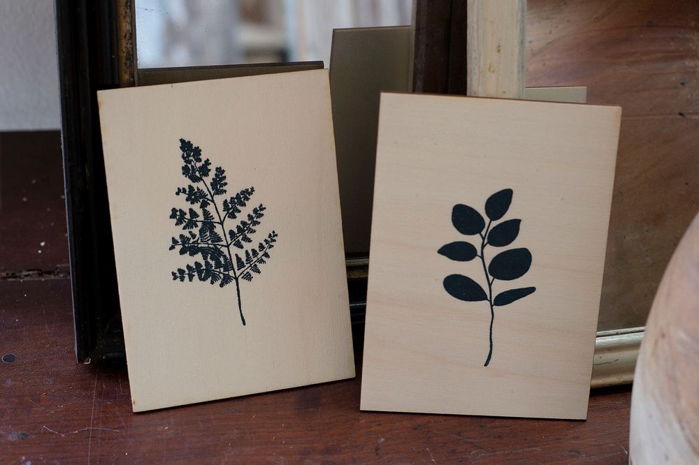 Stationery - Stationery - wooden card - POUSSIÈRE DES RUES