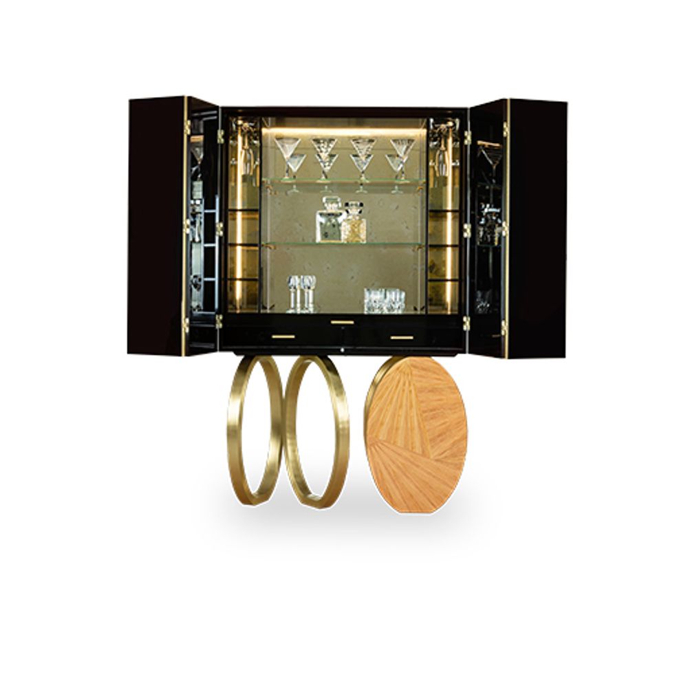Buffets - Meuble bar Mirage - MEMOIR ESSENCE