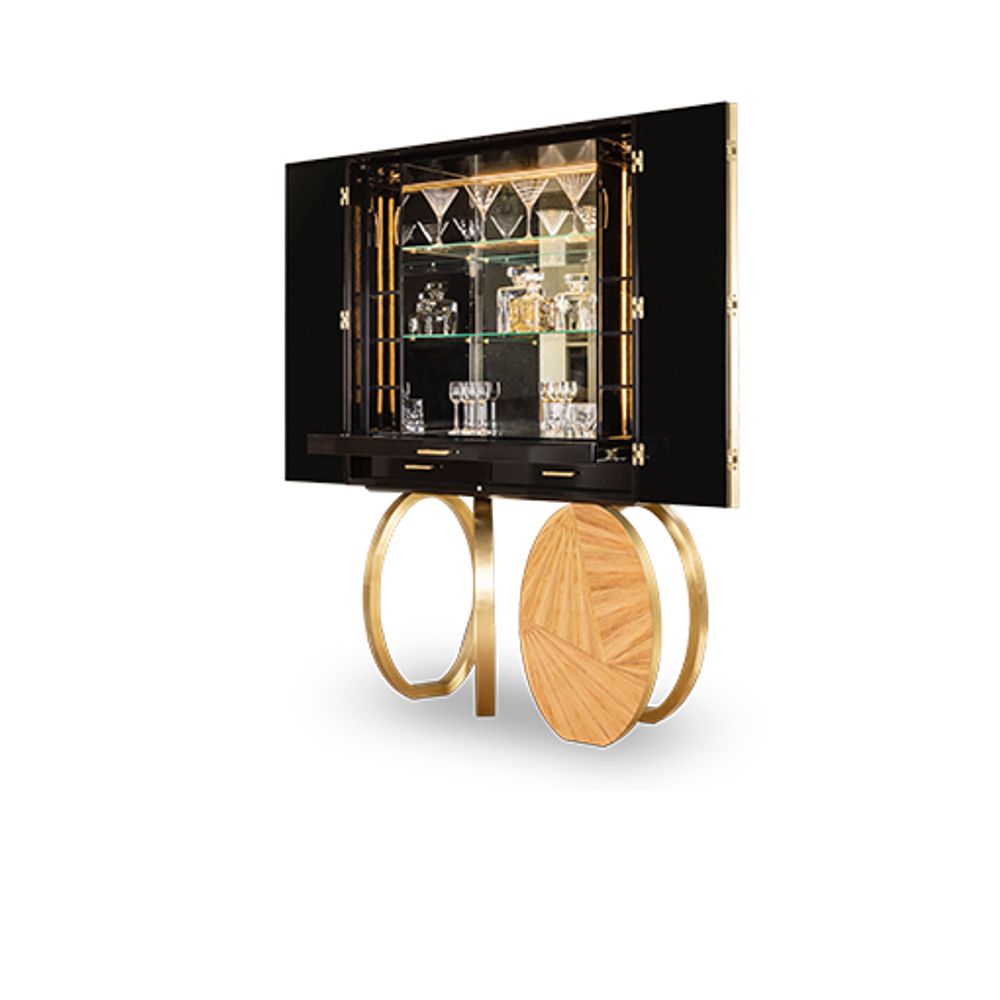 Buffets - Meuble bar Mirage - MEMOIR ESSENCE