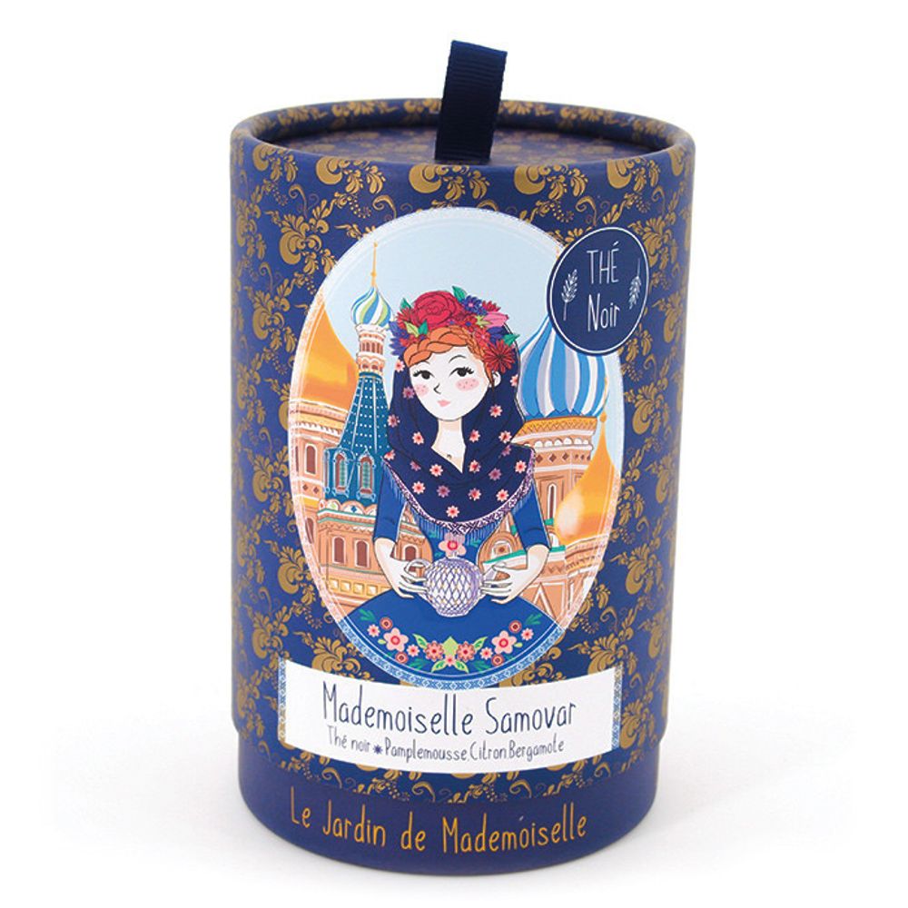 Café et thé - Thé noir Mademoiselle Samovar - Pamplemousse, citron, bergamote - LE JARDIN DE MADEMOISELLE