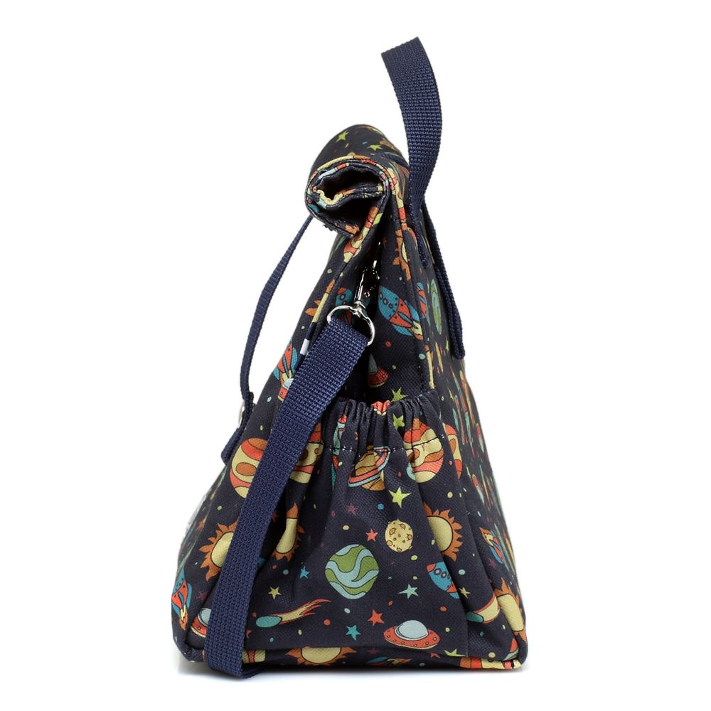 Gifts - Lunchbag Space with Blue Strap The Original Lunchbag - THE LUNCHBAGS
