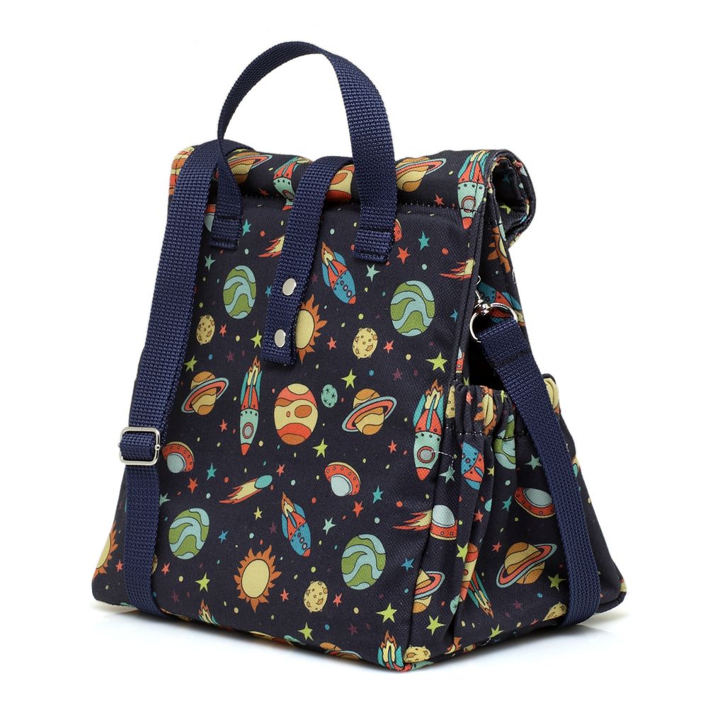 Gifts - Lunchbag Space with Blue Strap The Original Lunchbag - THE LUNCHBAGS