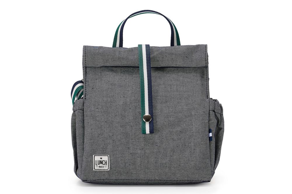 Gifts - Lunchbag Blue Jean with MultiColor Strap - THE LUNCHBAGS