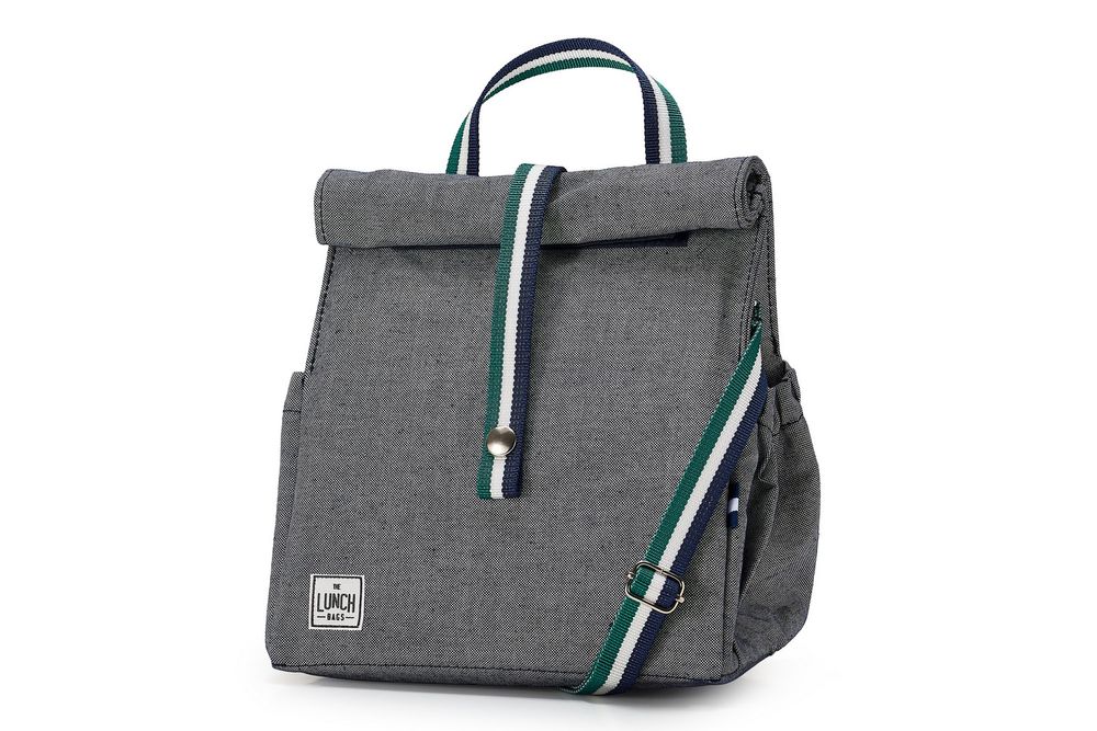 Gifts - Lunchbag Blue Jean with MultiColor Strap - THE LUNCHBAGS