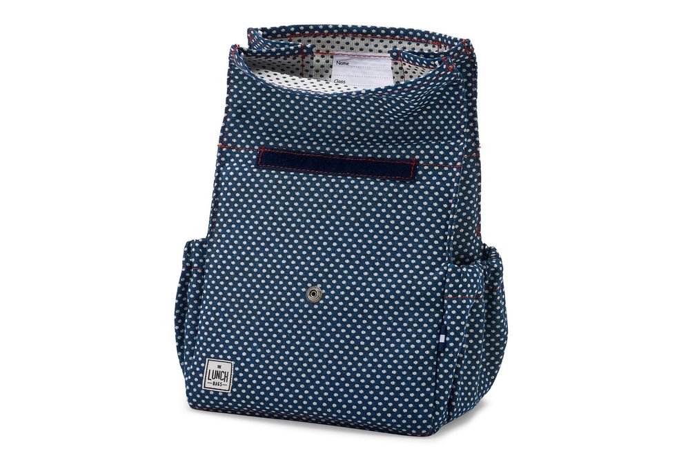 Gifts - Polka Dot Insulated Lunch Bag with Red Handles - THE LUNCHBAGS
