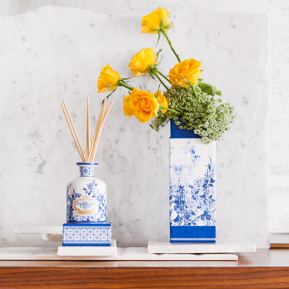 Scent diffusers - Portus Cale Gold&Blue Fragranced Diffuser - 100ml and 250ml - CASTELBEL