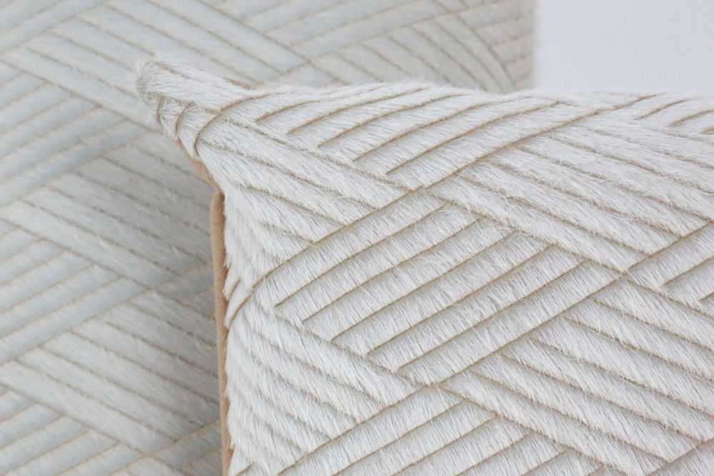 Coussins - Coussin haut de gamme en peau de vache - TERGUS