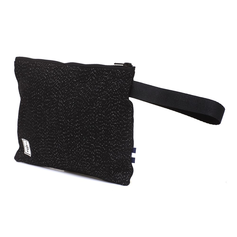 Pochettes - Galaxy avec sangle noire Pencil Case Pouch Clutch - THE LUNCHBAGS