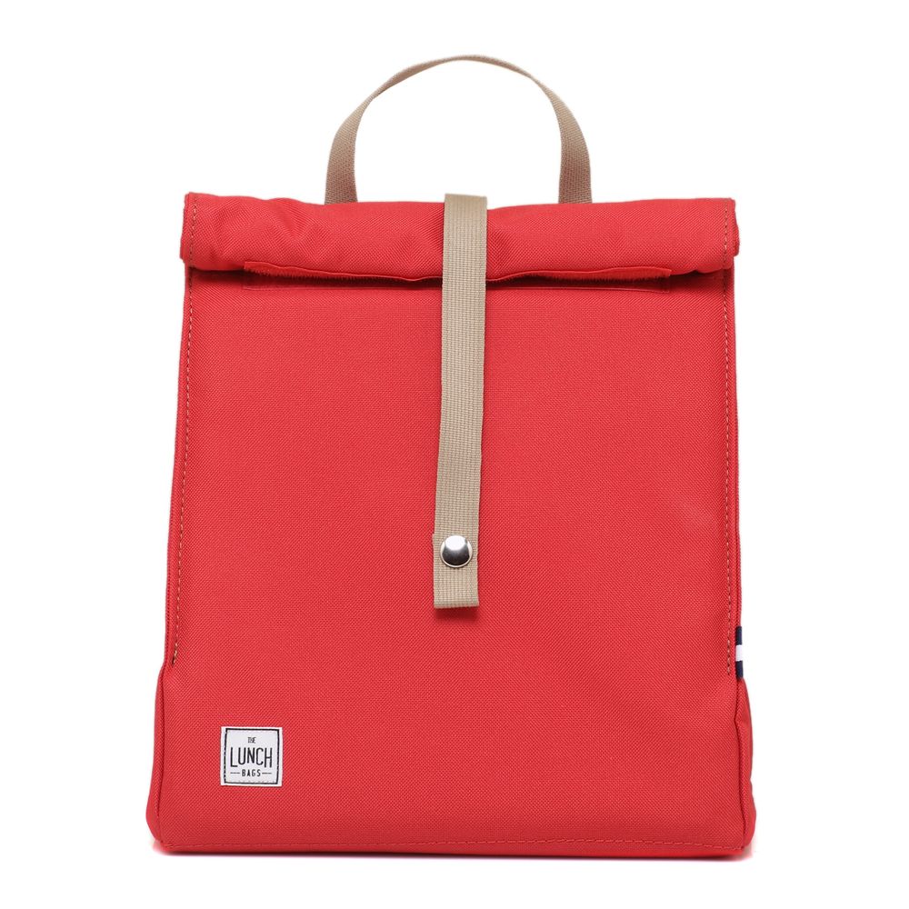 Gifts - Red Plus with Beige Strap The Original Plus Lunchbag - THE LUNCHBAGS