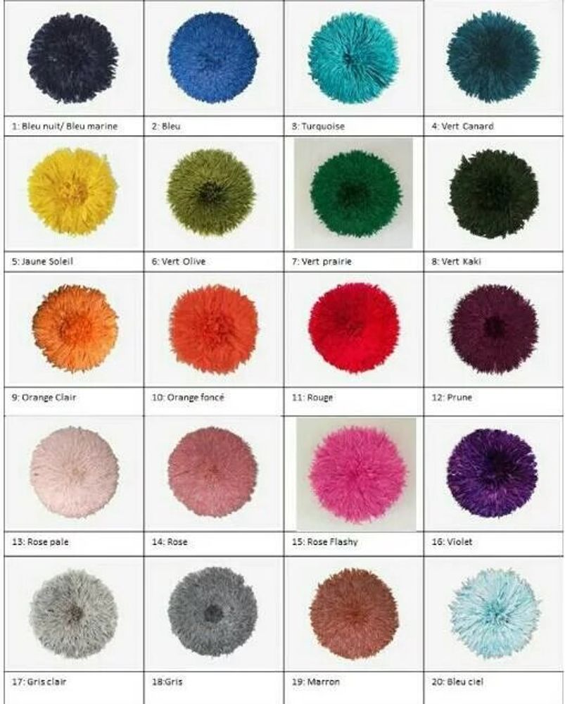 Autres décorations murales - Ensemble de 03 juju hats : décoration murale ou objet déco ou coiffe bamileke - HOME DECOR FR