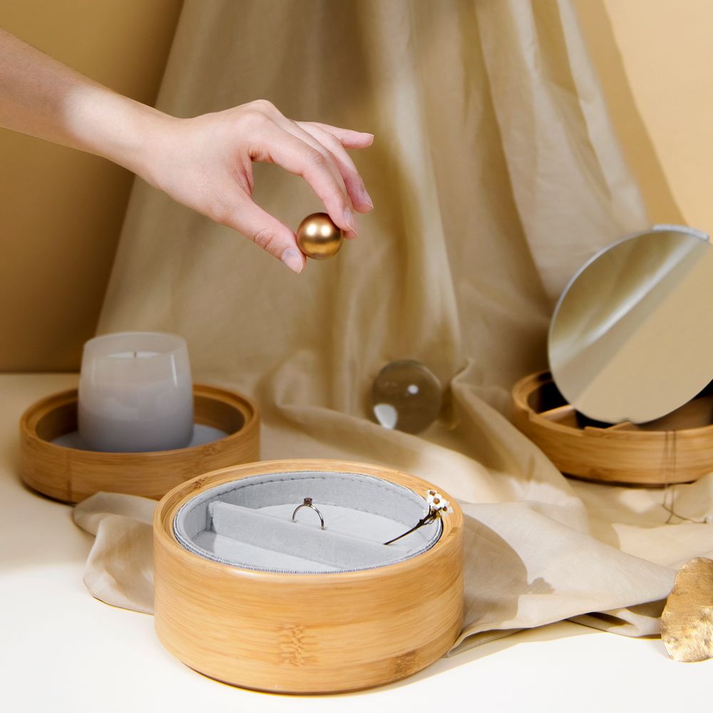 Coffrets et boîtes - JULI Boîte à bijoux avec miroir - GUDEE