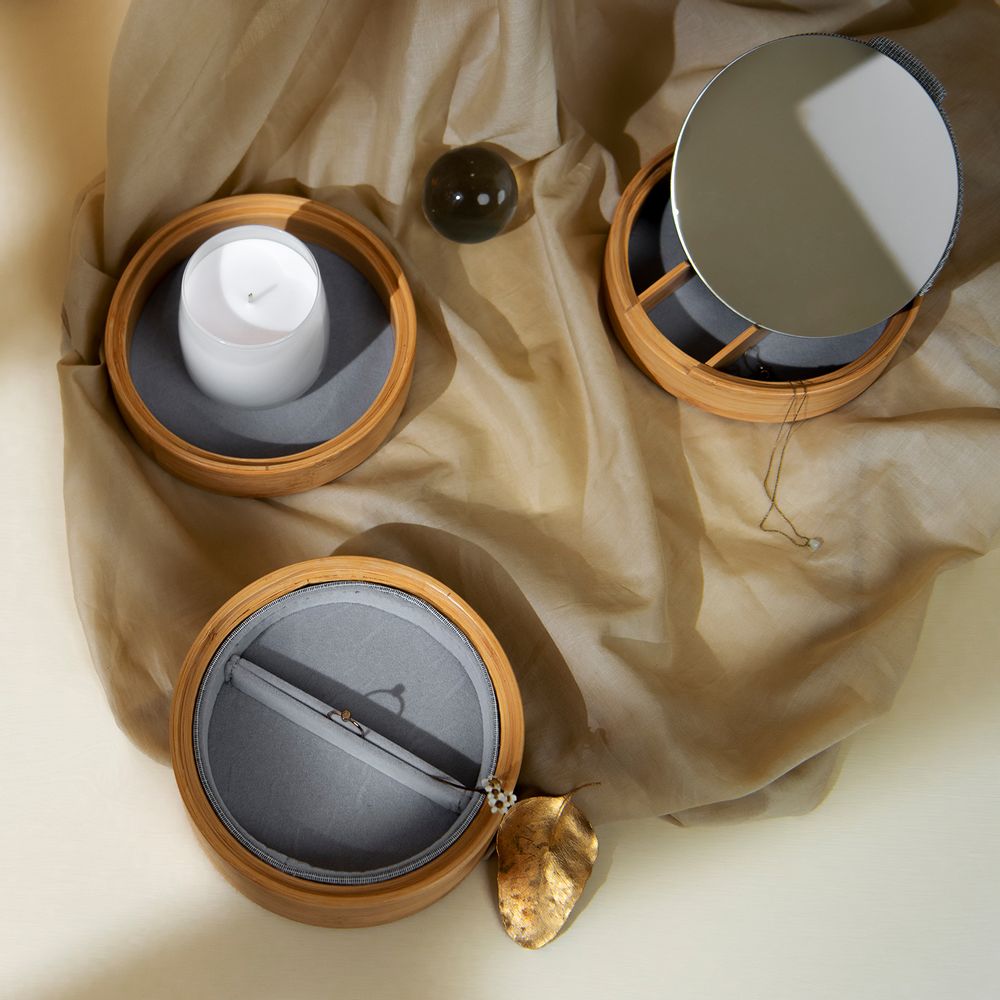Coffrets et boîtes - JULI Boîte à bijoux avec miroir - GUDEE