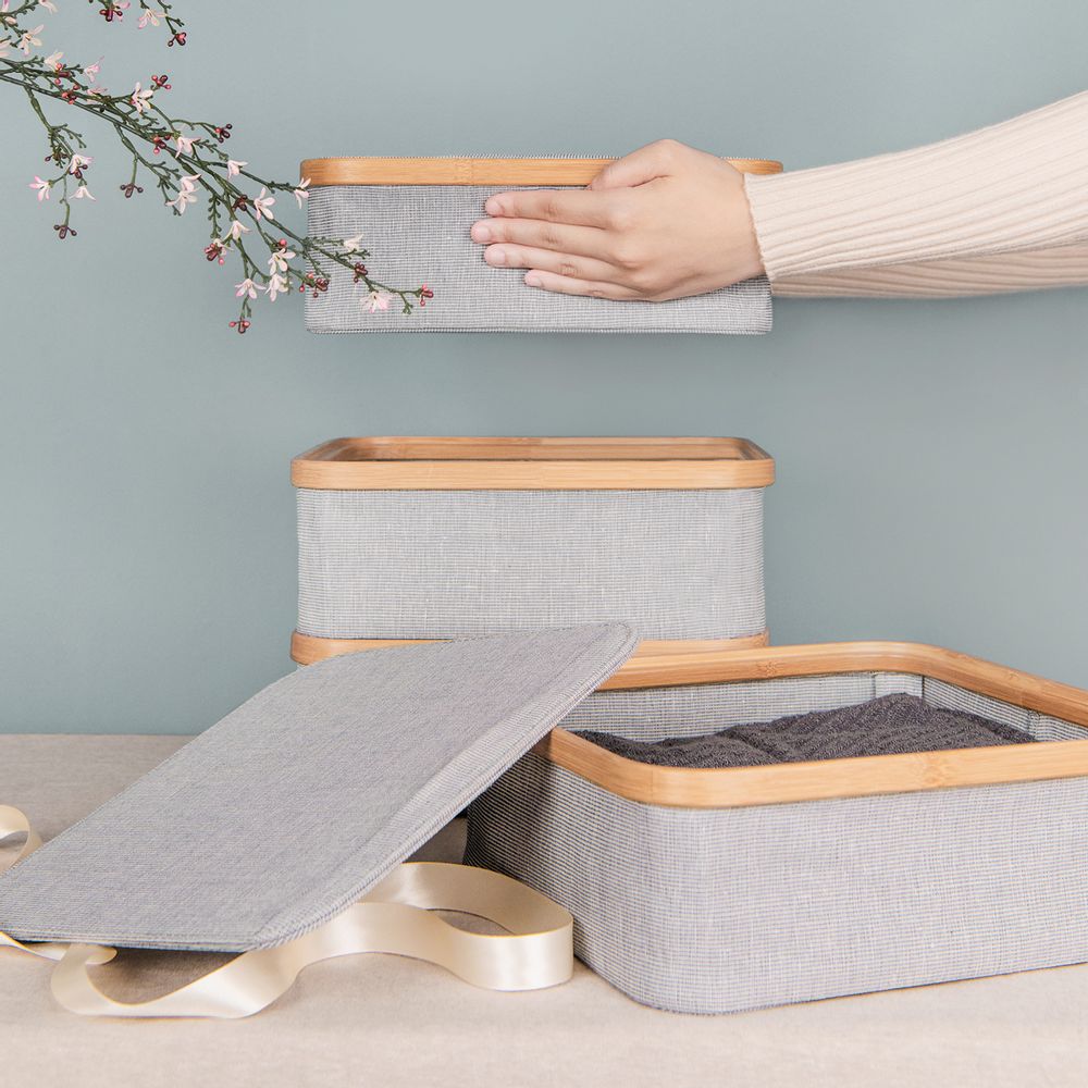 Storage boxes - KIM Storage box with lid - GUDEE