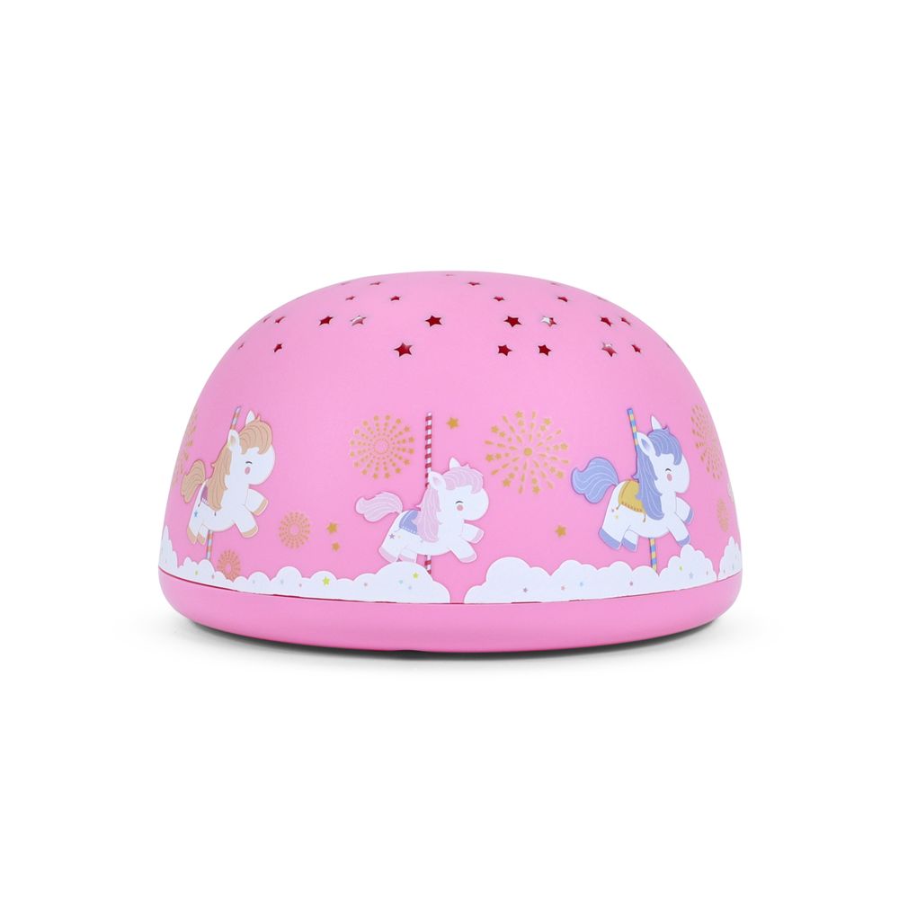 Cadeaux - Projecteur d'étoiles musicales - Carrousel rose - SOMESHINE