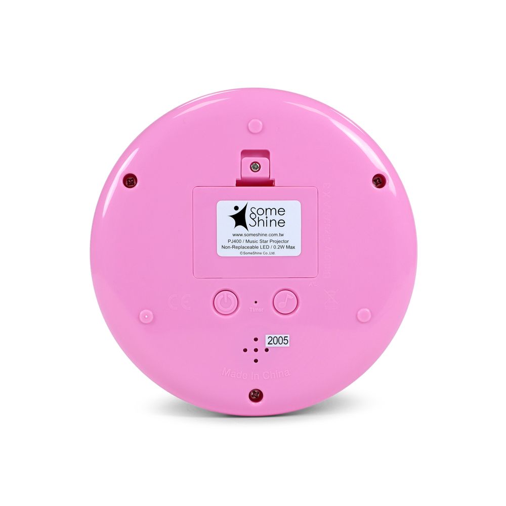 Cadeaux - Projecteur d'étoiles musicales - Carrousel rose - SOMESHINE