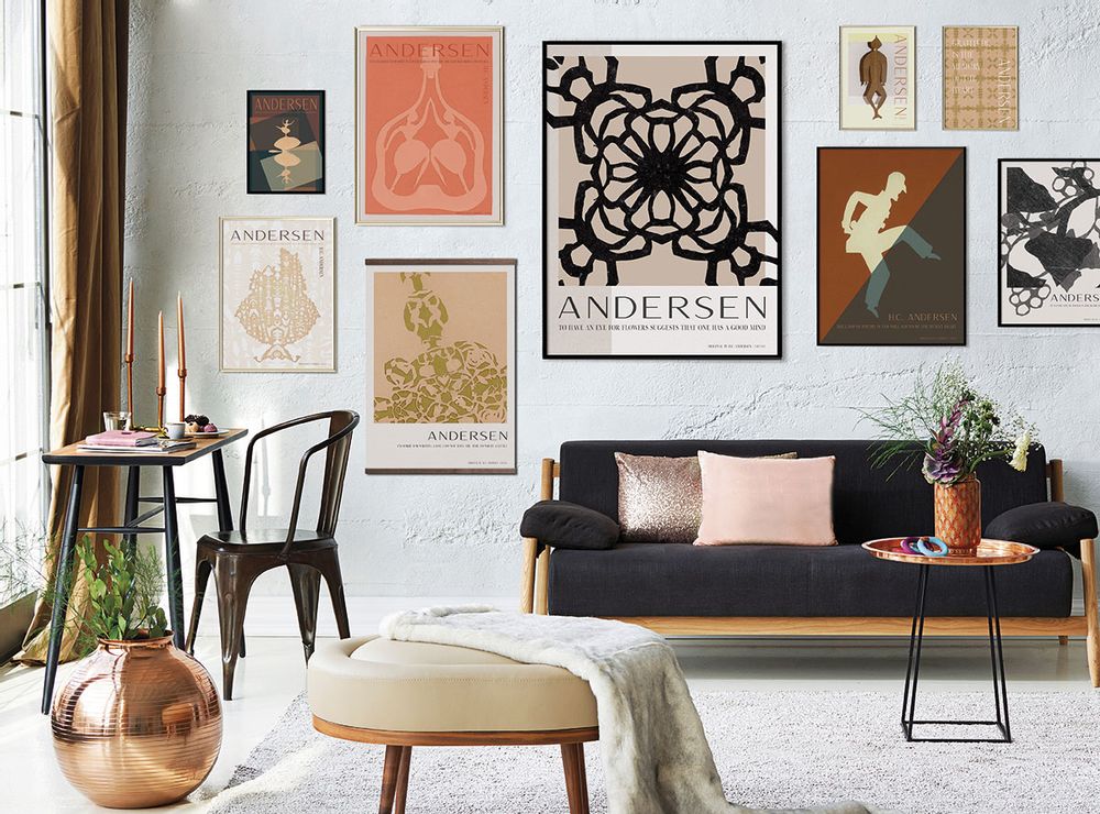 Affiches - H.C. Andersen Poster - Leafs & Grapes - CHICURA COPENHAGEN