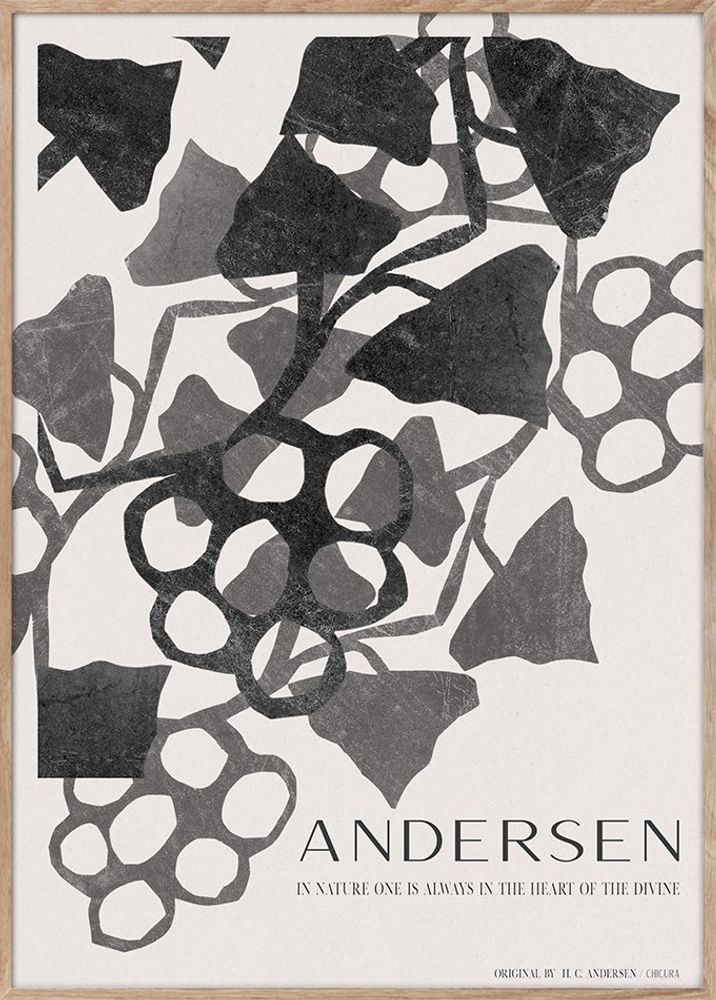 Affiches - H.C. Andersen Poster - Leafs & Grapes - CHICURA COPENHAGEN