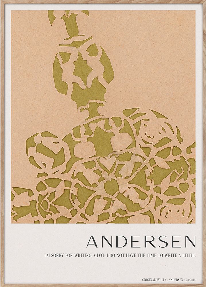 Affiches - H.C. Andersen Poster - Leafs & Grapes - CHICURA COPENHAGEN
