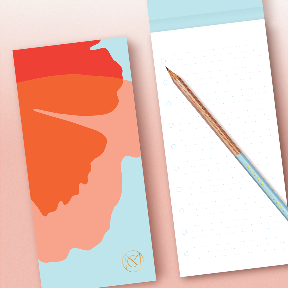 Stationery - Ginkgo List Notepad - COMMON MODERN