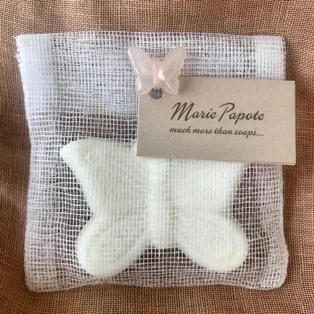 Savons - Papillon 17g - cyclames - MARIE PAPOTE